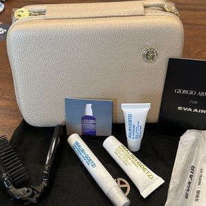 Giorgio Armani x Eva Air Business Class amenity kit. NEW